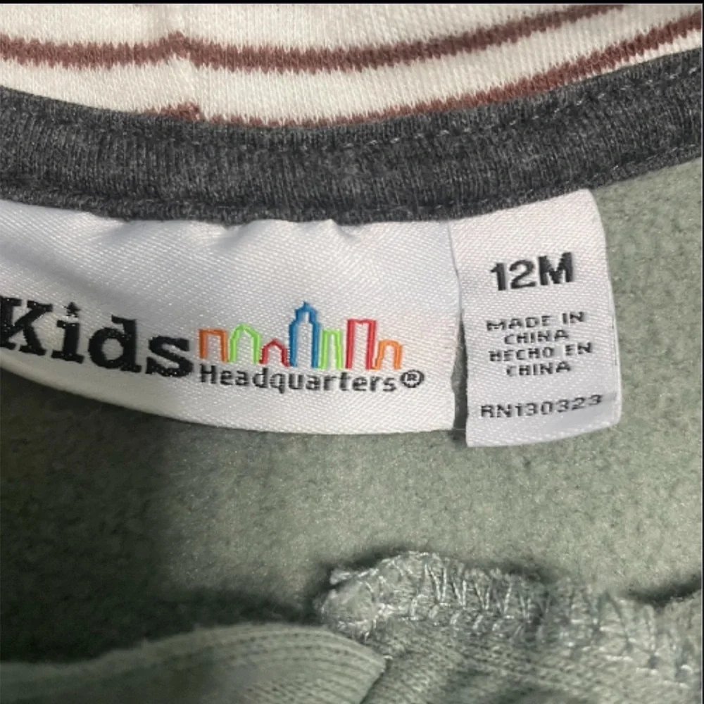 Kids Headquarters Dino Hoodie - Green